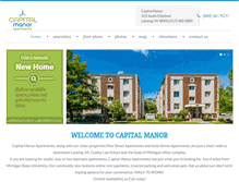 Tablet Screenshot of capitalmanorapts.com